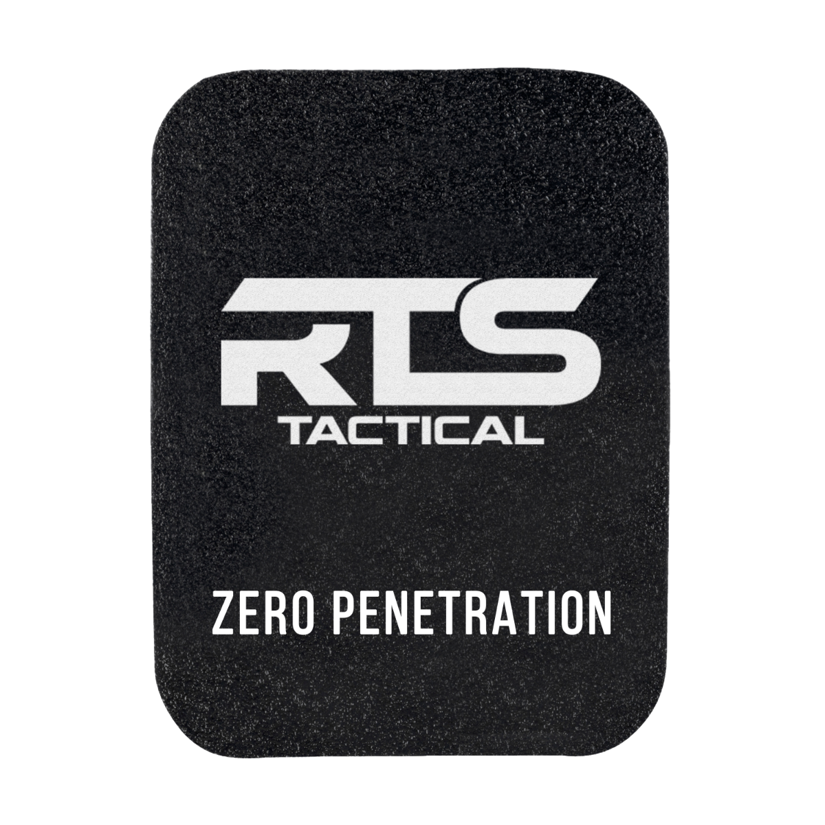 A level 4 zero penetration ceramic body armor plate from RTS Tactical.
