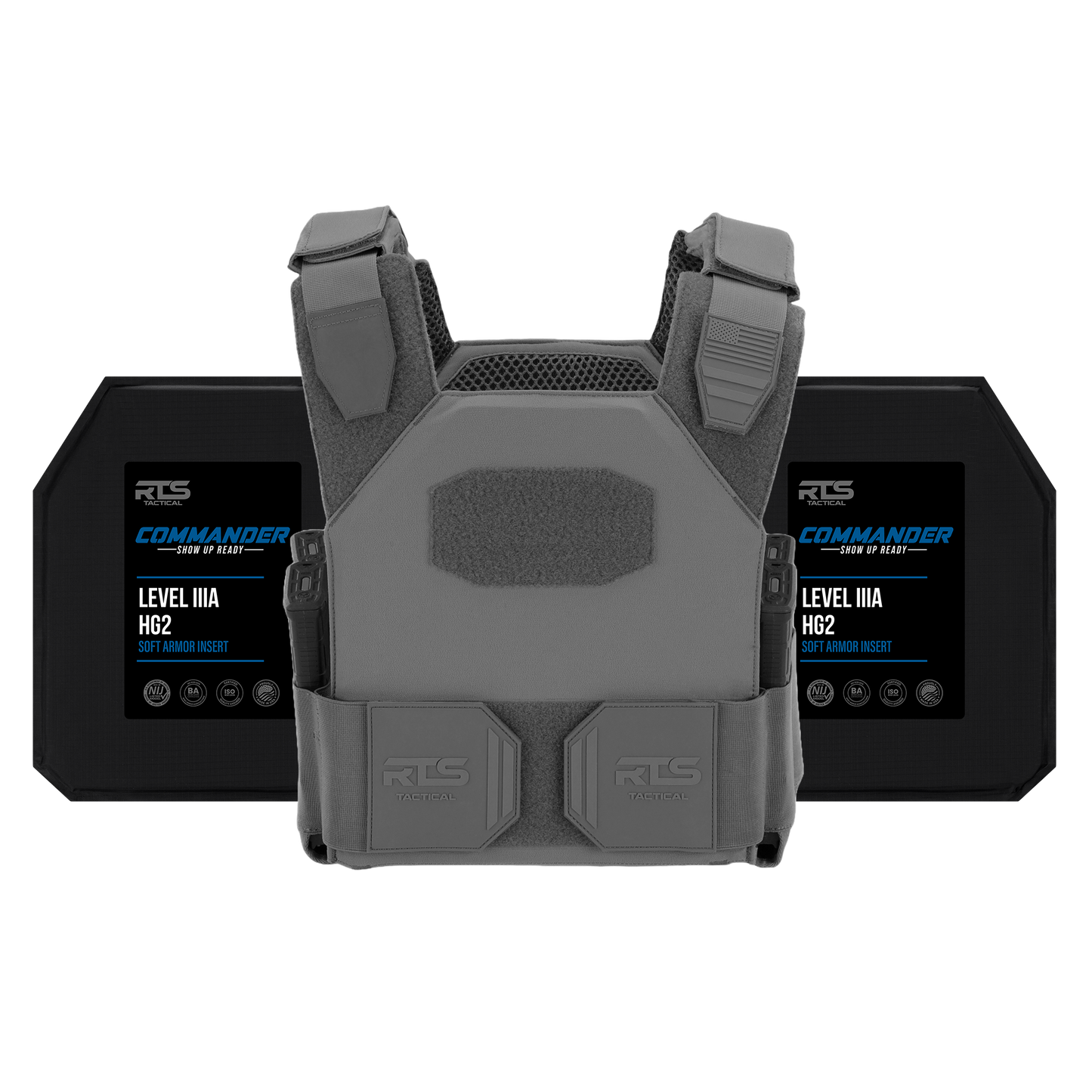RTS Tactical Level IIIA (HG2) Soft Armor Sleek 2.0 Active Shooter Kit - 11X14
