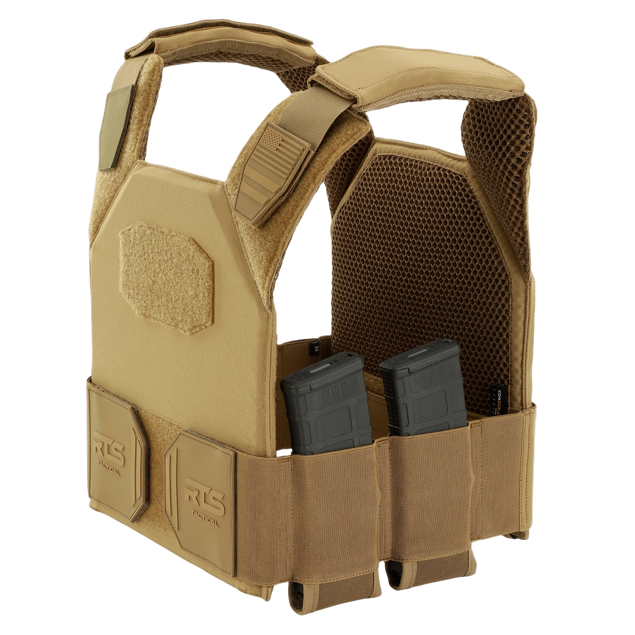 The 10x12 RTS Tactical Advanced Sleek 2.0 Plate Carrier without the RTS Tactical Logo.