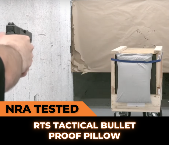 NRA Tested & Approved: RTS Tactical Bullet Proof Pillow