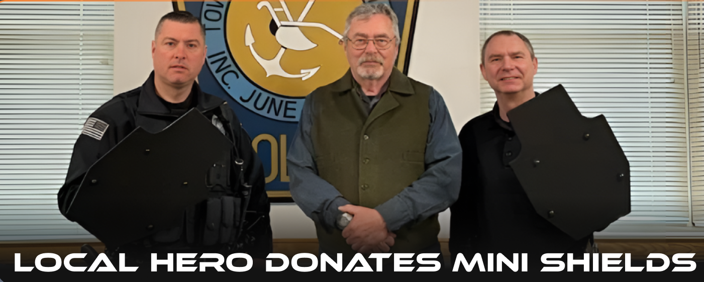 Local Hero Donates Mini Shields to Hanover Police Department – RTS Tactical