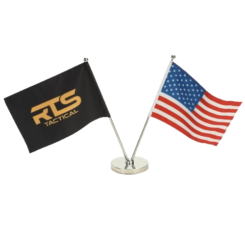 USA &amp; RTS Tactical Desk Flag Ornament