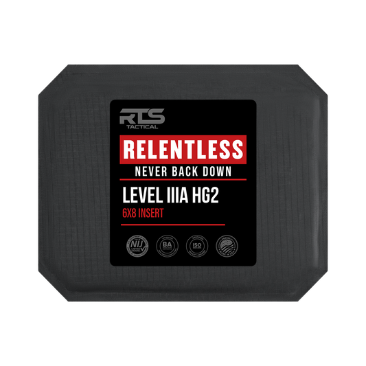 RTS Tactical Relentless Soft Armor NIJ 0101.06 HG2 (Level IIIA) Insert - 6 X 8