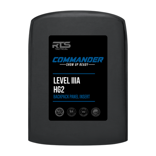 RTS Tactical Commander HG2 (Level IIIA) Backpack Panel Insert - 10 X 12