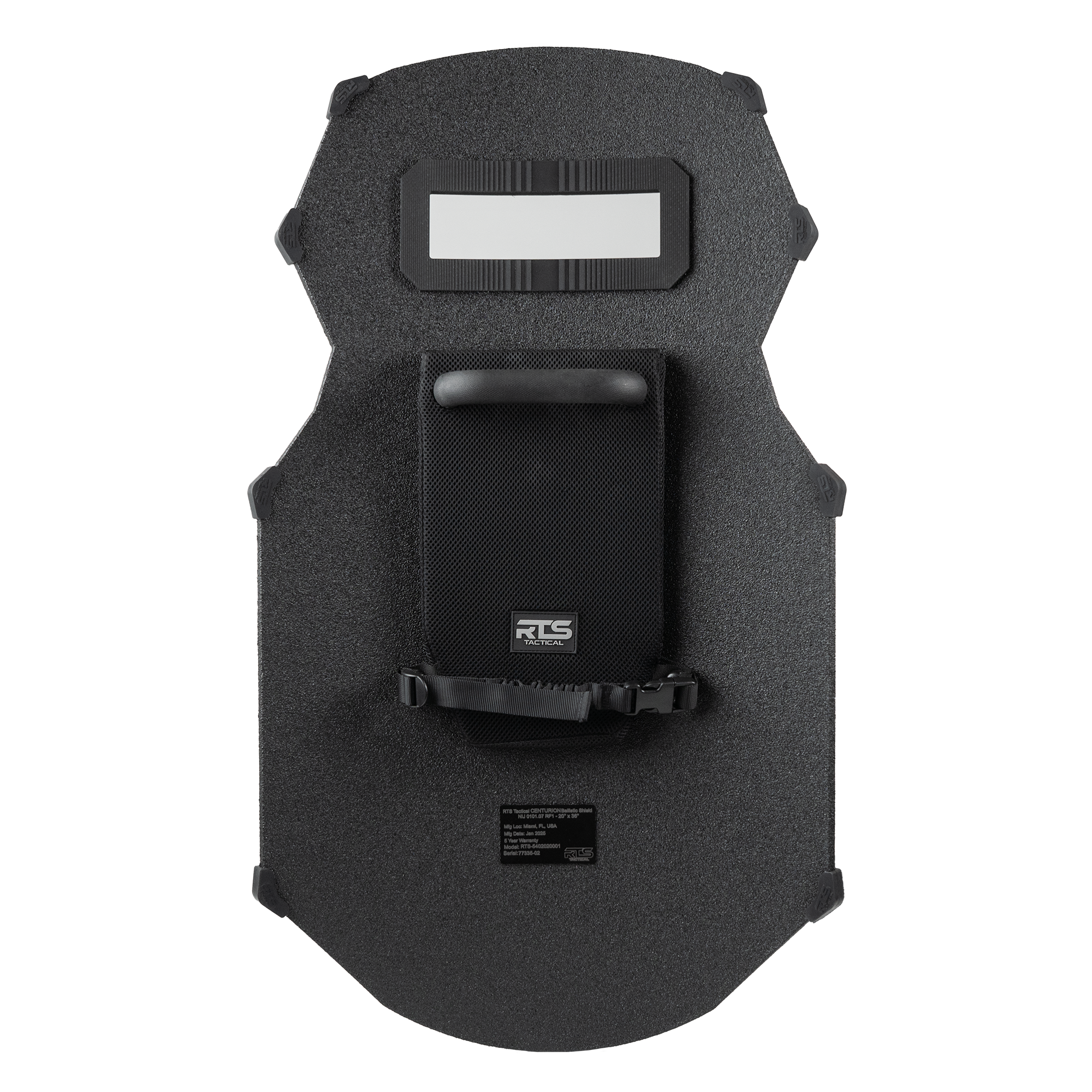 RTS Tactical Centurion Ballistic Shield NIJ 07 RF1  - Curved