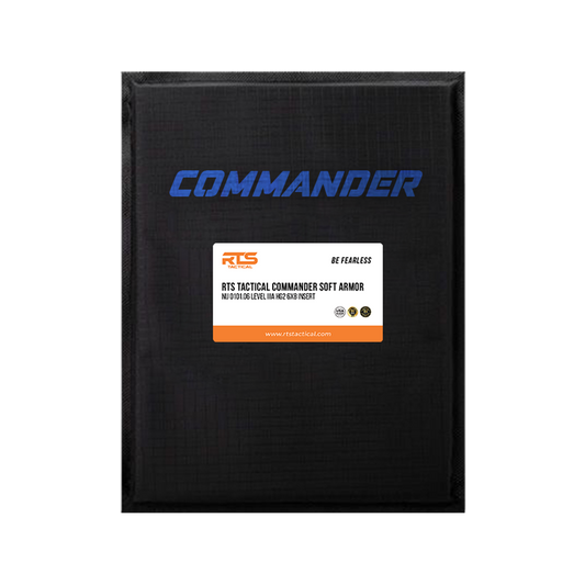 RTS Tactical Commander Soft Armor NIJ 0101.06 Level IIIA HG2 6X8 Insert
