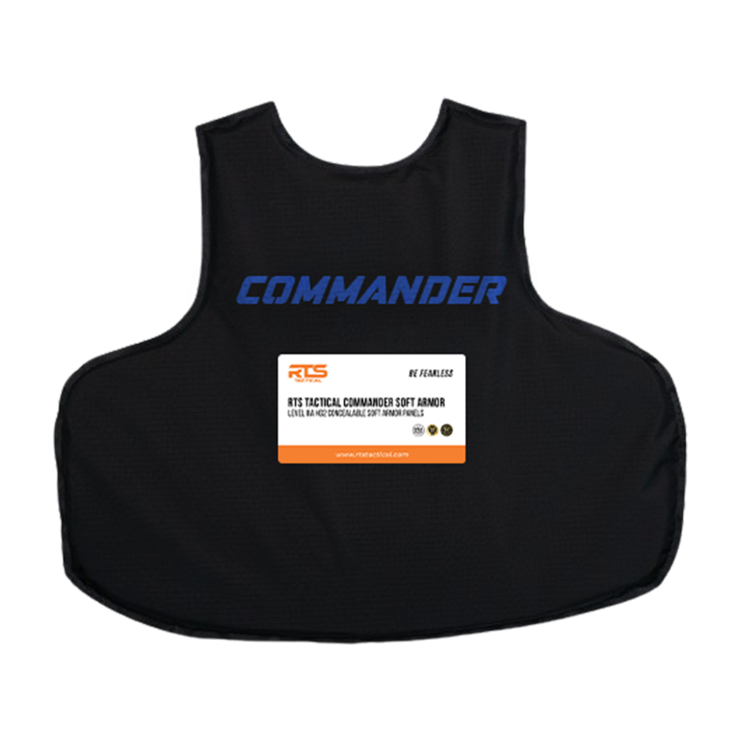 RTS Tactical Commander Level IIIA HG2 Concealable Soft Armor Panels