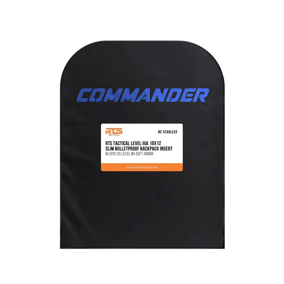 RTS Tactical Commander IIIA Backpack Panel Insert - 10 X 12