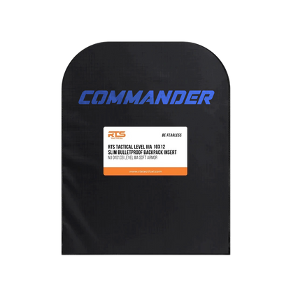 RTS Tactical Commander IIIA Backpack Panel Insert - 10 X 12