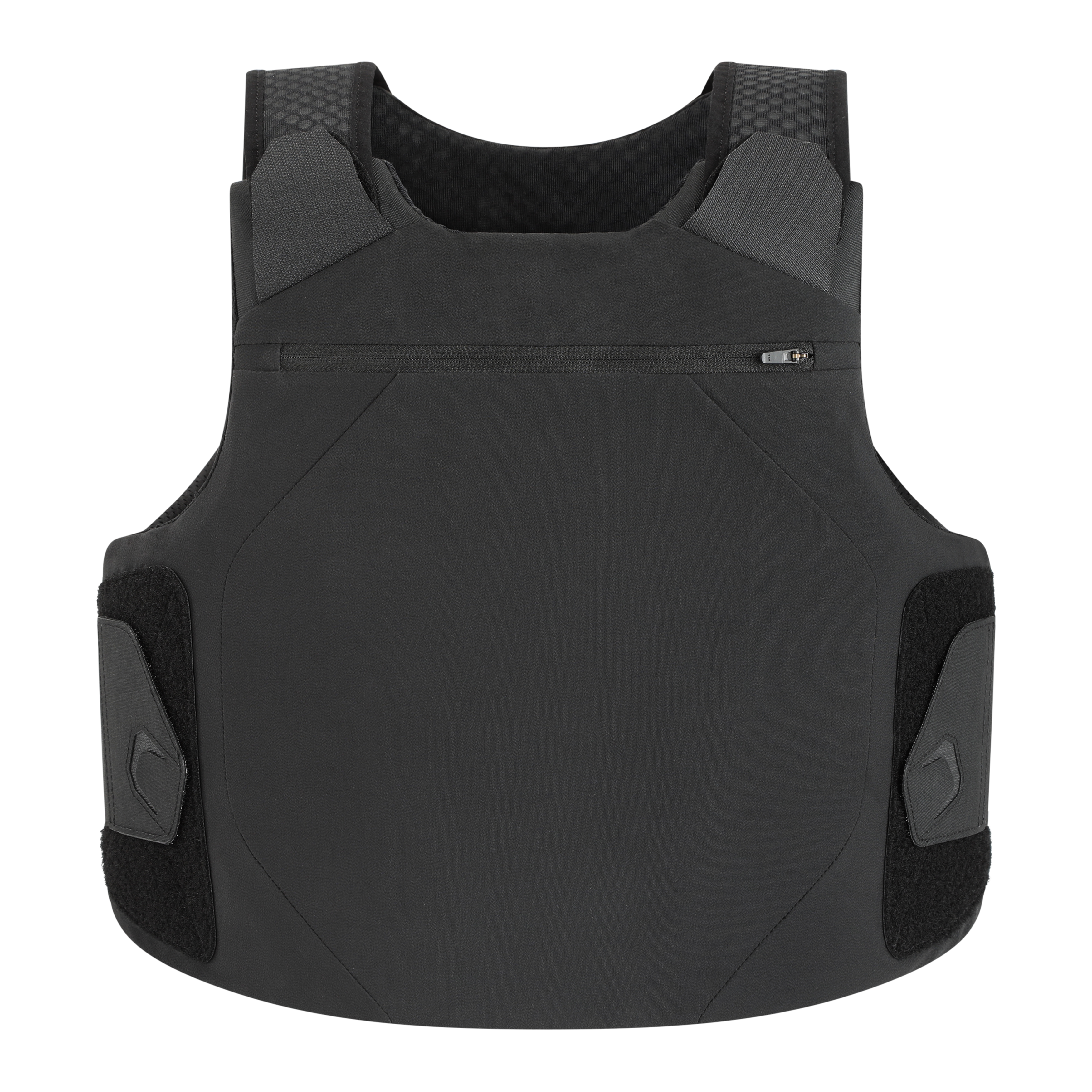 The front of the RTS Tactical Athletic Plate Vest Carrier in the color black.