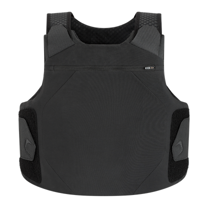 The front of the RTS Tactical Athletic Plate Vest Carrier in the color black.