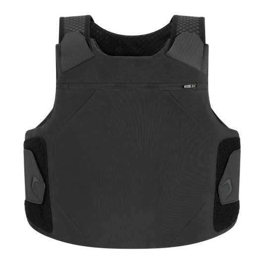 The front of the RTS Tactical Athletic Plate Vest Carrier in the color black.