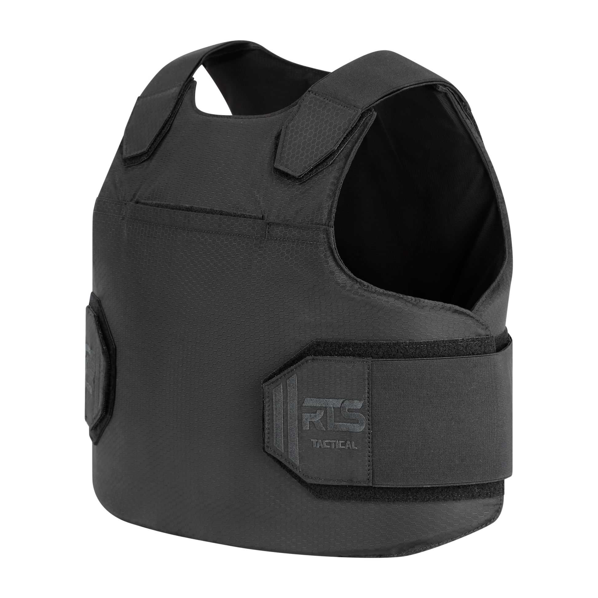 The Lightweight Concealable Vest for covert, reliable protection in the color black.