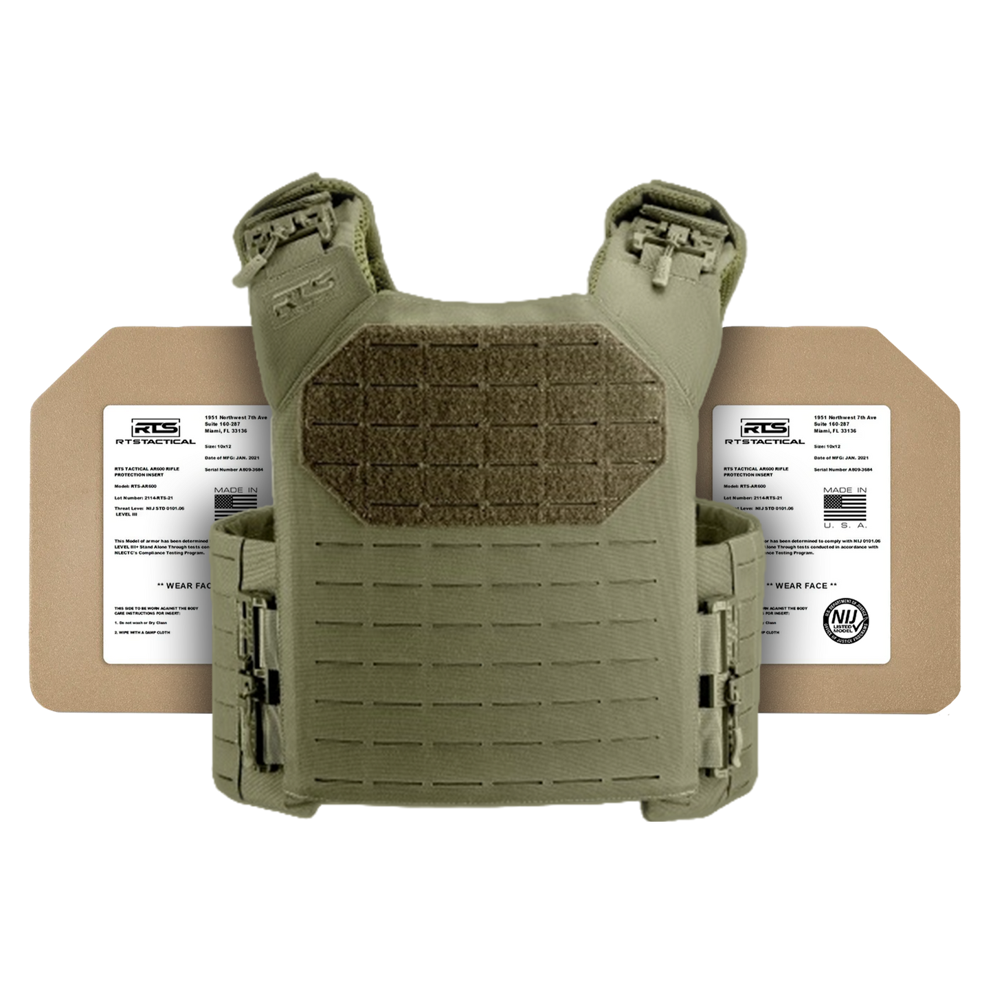 RTS Tactical AR600 Level III+ Special Threat HST Active Shooter Kit