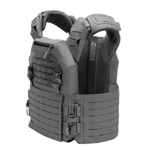 The OPSEC Advanced Quick Release Plate Carrier in the color Wolf Gray.