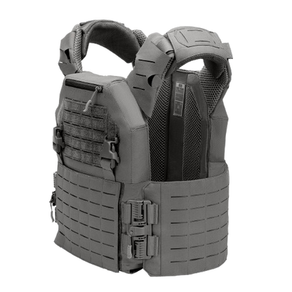 The OPSEC Advanced Quick Release Plate Carrier in the color Wolf Gray.