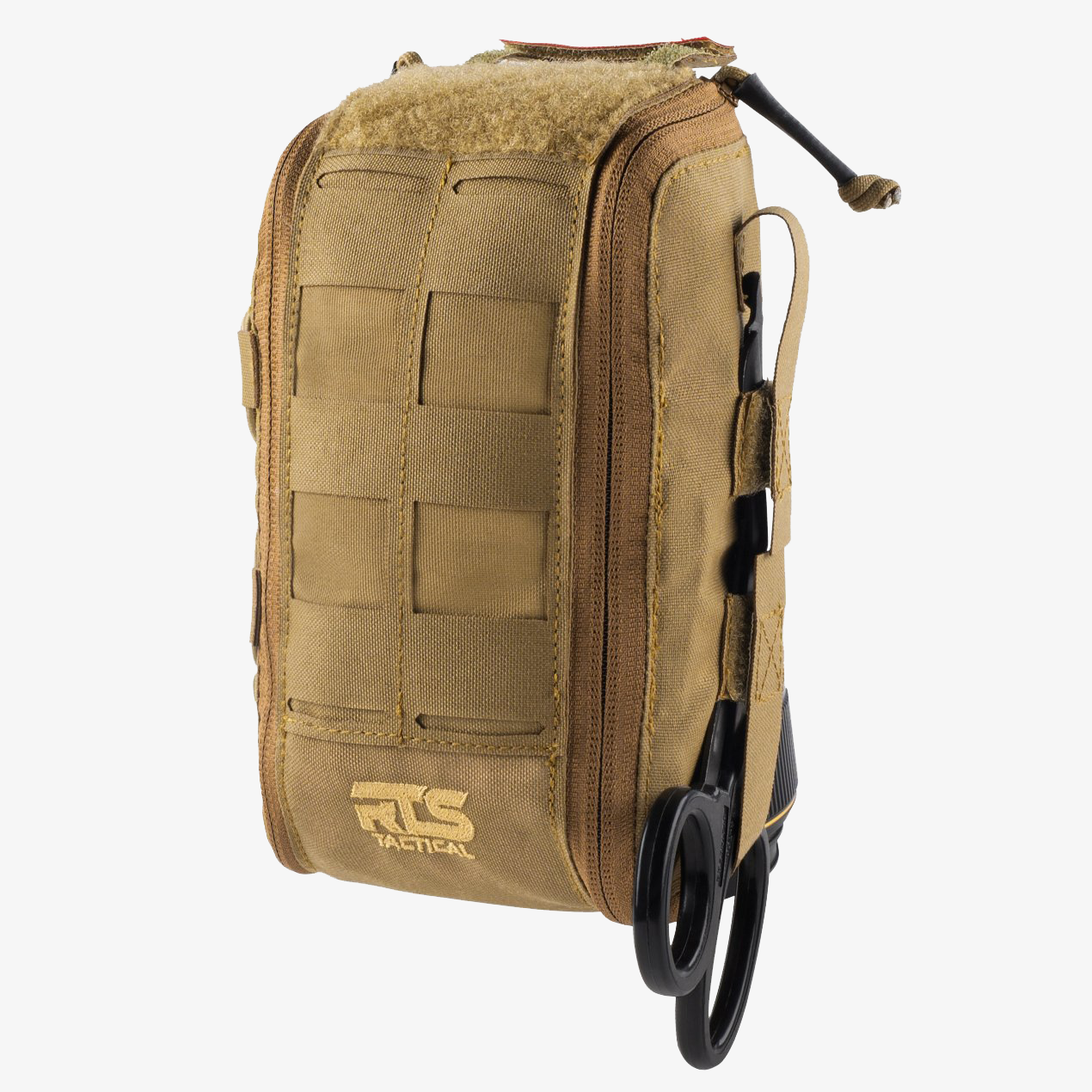 The Coyote tan Rapid Deploy IFAK from the RTS Tactical Be Fearless body armor bundle.