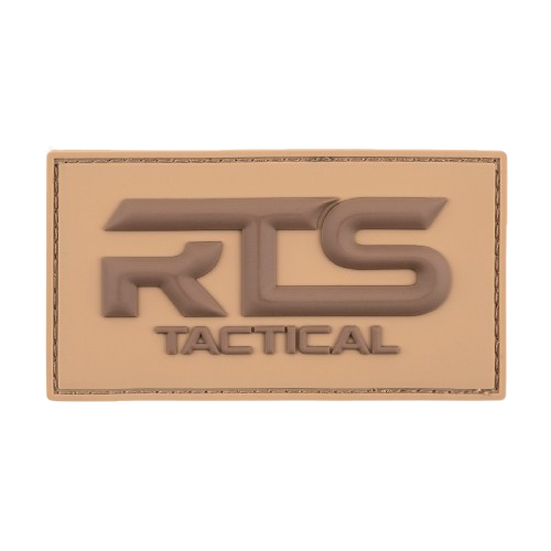 The Coyote on Tan RTS Tactical rectangle patch. 