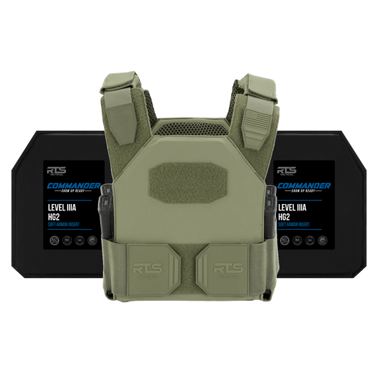 RTS Tactical Level IIIA (HG2) Soft Armor Sleek 2.0 Active Shooter Kit - 11X14