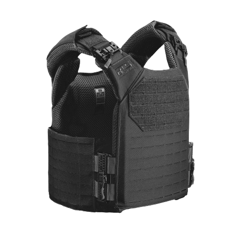 The black RTS Tactical HST Quick Release Plate Carrier.