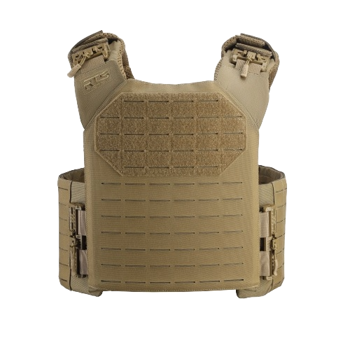 The HST Quick Release Plate Carrier in the Coyote colorway. 