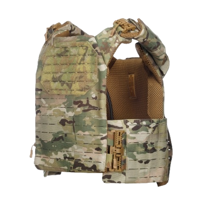 The side of the Multicam HST Quick Release Plate Carrier. 