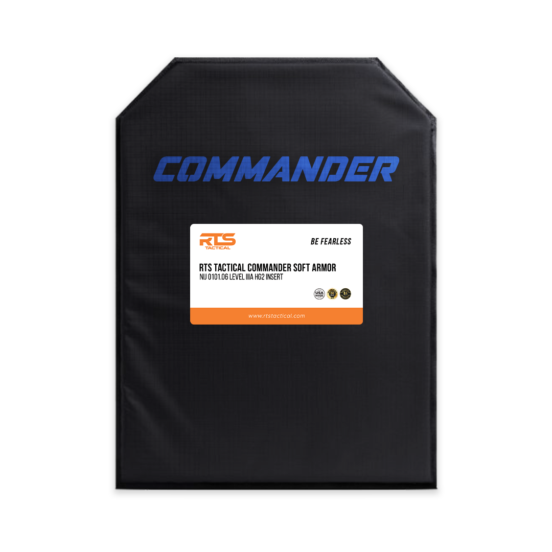 RTS Tactical Commander Soft Armor NIJ 0101.06 Level IIIA HG2 10X12 Insert