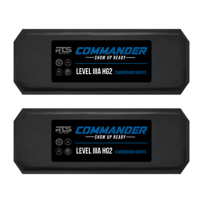 RTS Tactical Commander Soft Armor NIJ 0101.06 HG2 (Level IIIA) Cummerbund Inserts