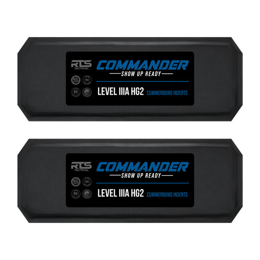 RTS Tactical Commander Soft Armor NIJ 0101.06 HG2 (Level IIIA) Cummerbund Inserts
