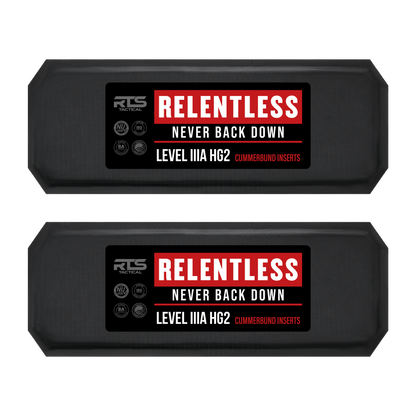 RTS Tactical Relentless Soft Armor NIJ 0101.06 HG2 (Level IIIA) Cummerbund Inserts