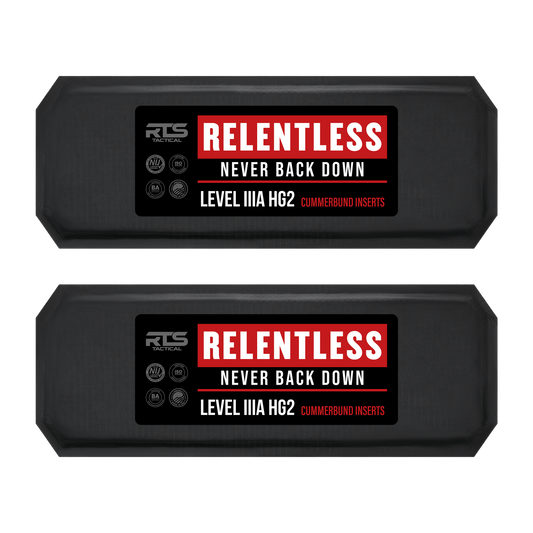RTS Tactical Relentless Soft Armor NIJ 0101.06 HG2 (Level IIIA) Cummerbund Inserts