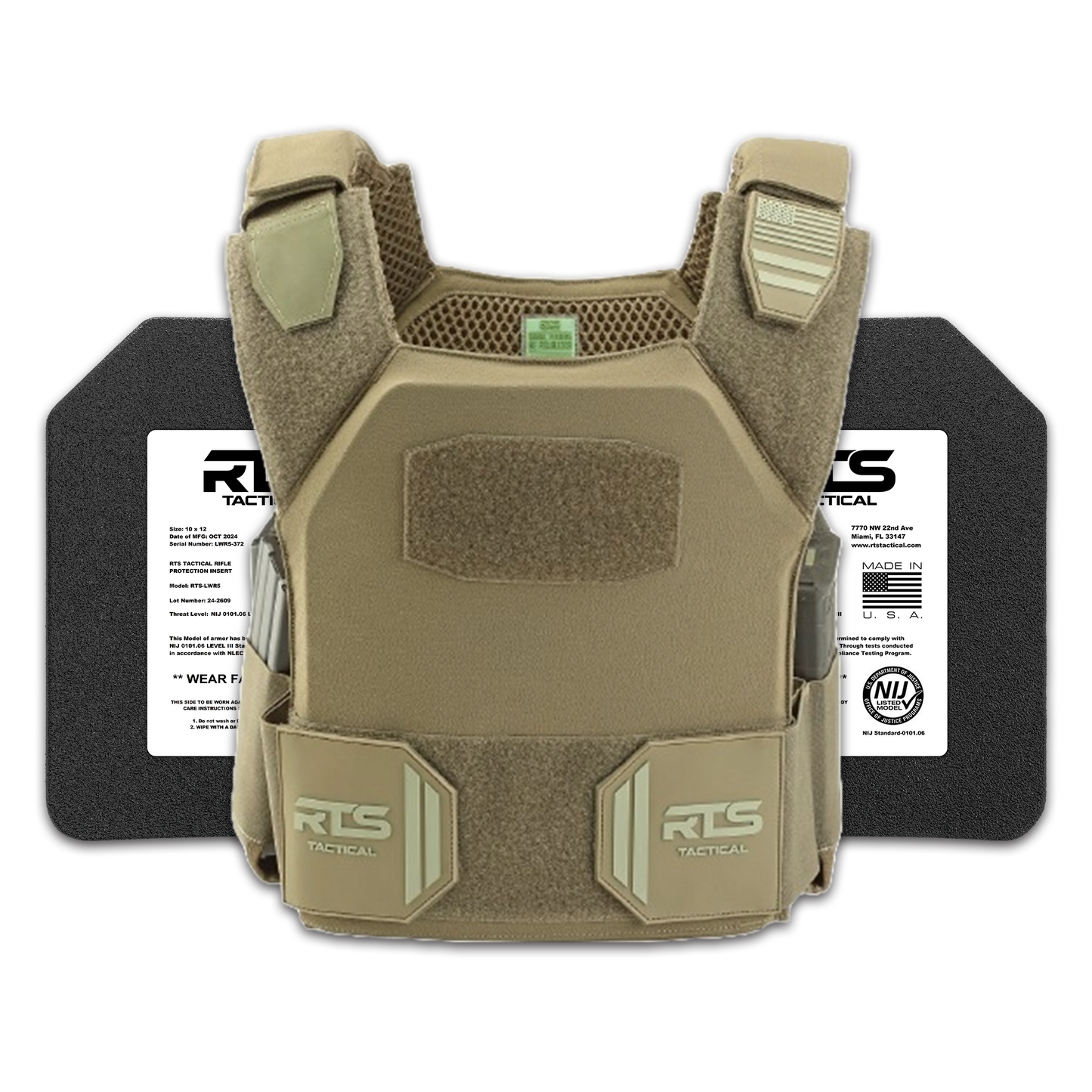 RTS Tactical Advanced Sleek 2.0 Level III+ LWR5 Active Shooter Kit