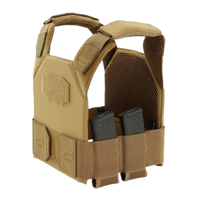 The RTS Tactical Sleek 2.0 Plate Carrier in the Coyote colorway.