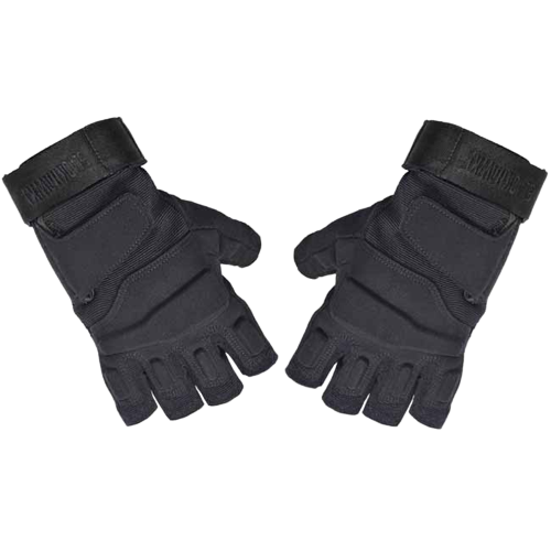 Blackhawk! S.O.L.A.G. Special OPS 1/2 Finger Light Assault Tactical Gloves [Black]
