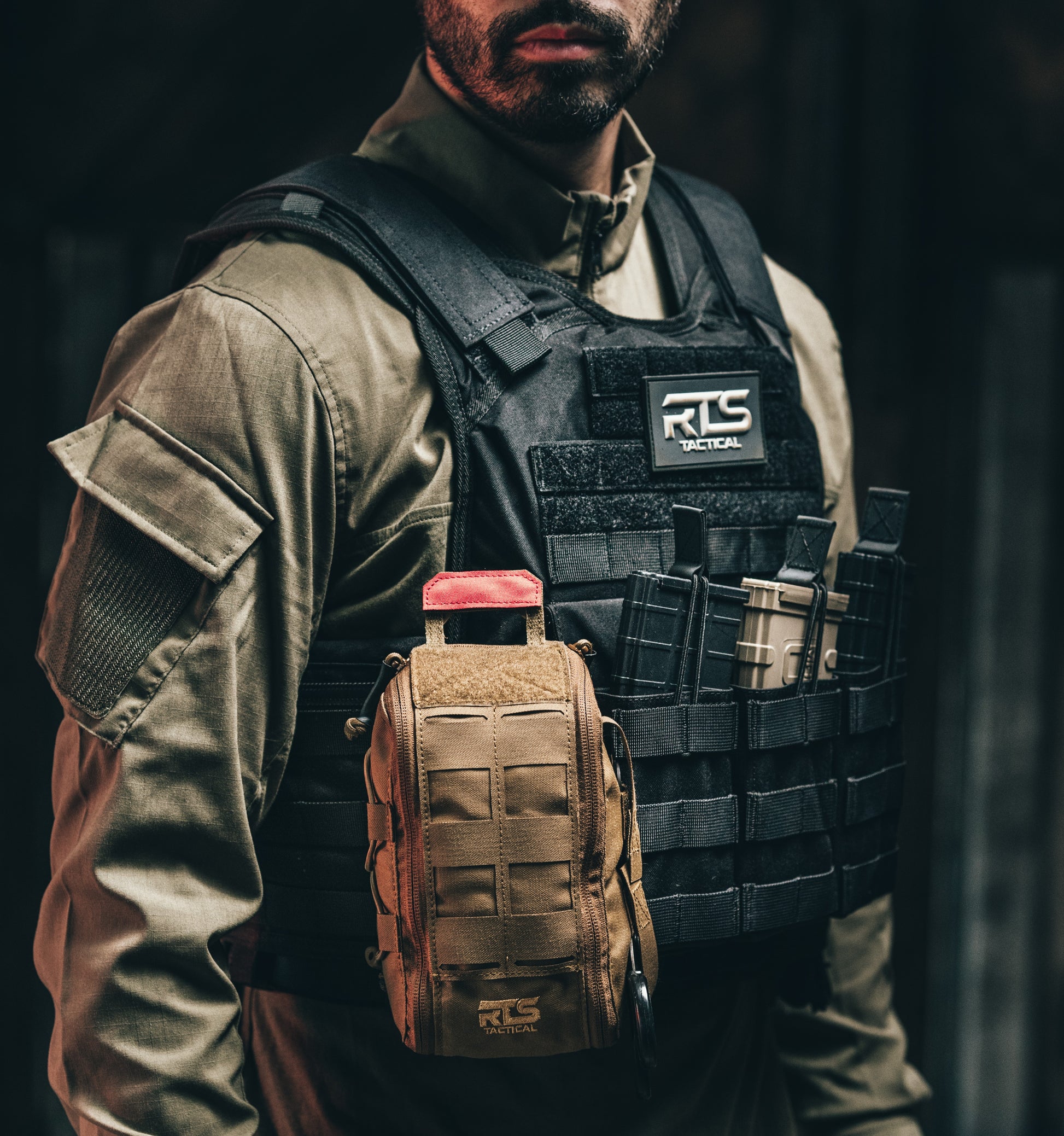 Setup Backpack Tactical Vest RTS Tactical Rapid Deploy IFAK Kit