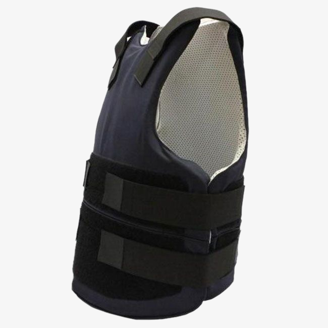 RTS Concealable NIJ 06&#39; Certified Ballistic Body Armor Vest - Mil Spec Weight (Black)