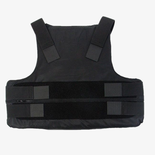 RTS Concealable NIJ 06&#39; Certified Ballistic Body Armor Vest - Mil Spec Weight (Black)